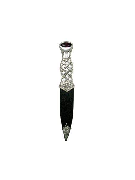 Sgian Dubs Paisley | Pewter Stone Sgian Dubs