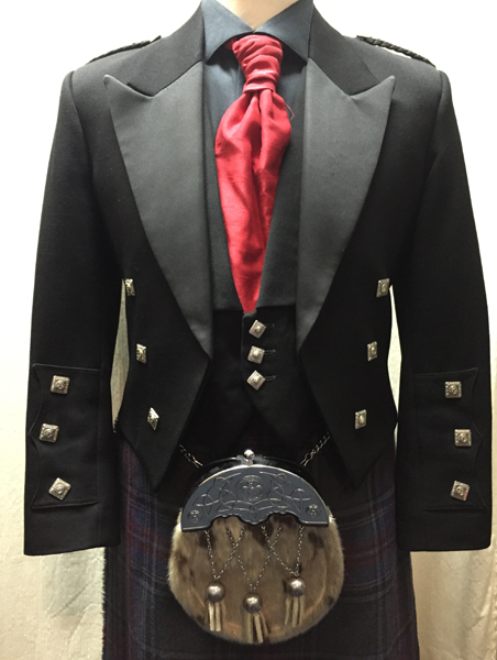 Black sales kilt shirt