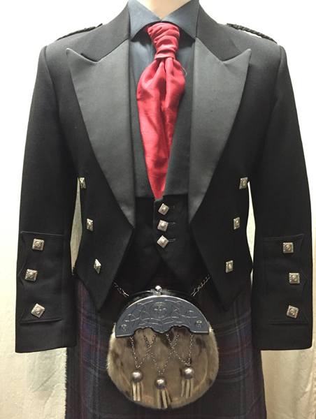 Dress Prince Charlie & Vest Black: £240