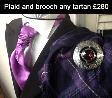 Plaid & brooch | Kilt Hire Johnstone Paisley Howwood