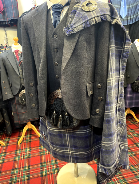 Dress Blue Quarry tartan | Kilbarchan